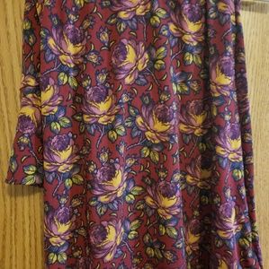 BNWOT Lularoe Floral large azure